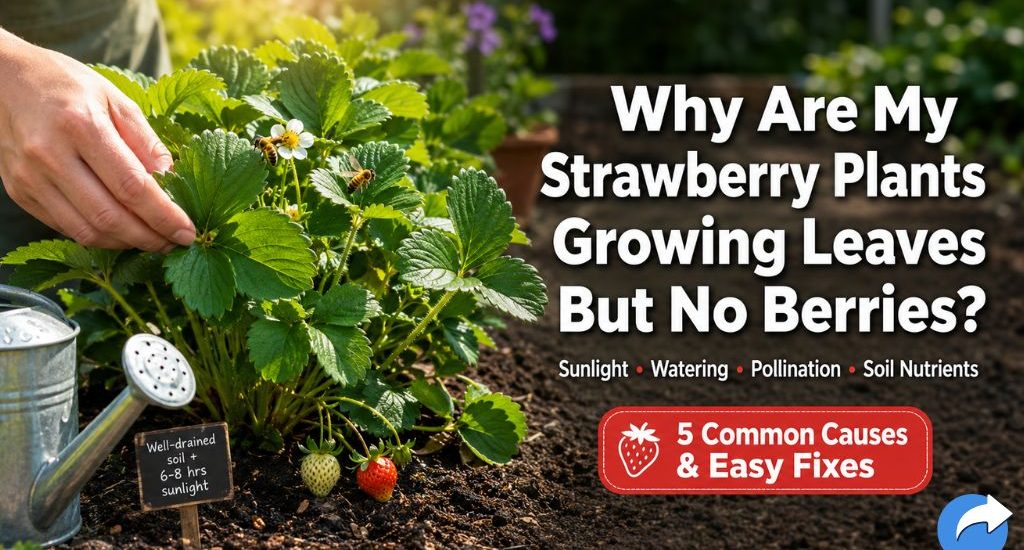 Why Are My Strawberry Plants Growing Leaves But No Berries?