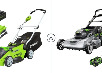 Comparison of Greenworks 0Ah and EGO Power+ w/6