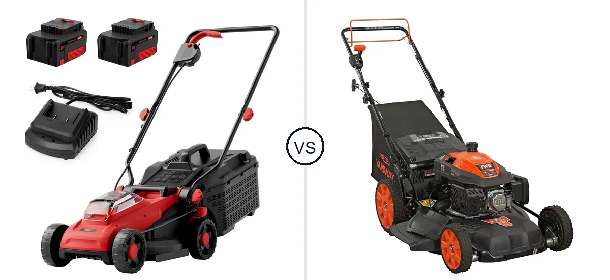 Comparison of MZK LM13B8 and YARDMAX Self Propelled Lawn Mower