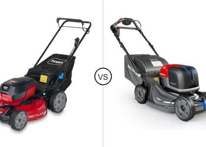 Comparison of Toro Mower and Honda Rugged