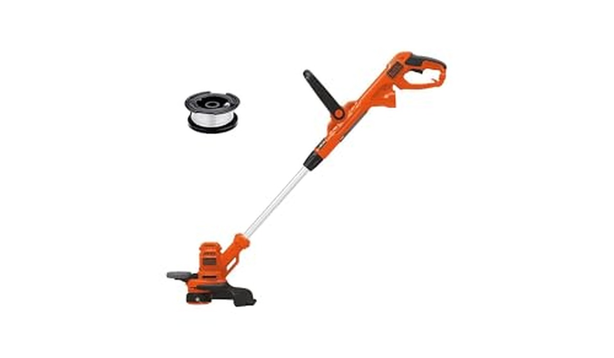 Black+Decker BESTA510 6.5-Amp corded electric string trimmer and edger with rotating shaft