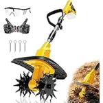 The image shows a selection of top-rated garden tillers, perfect for homeowners preparing their gardens.