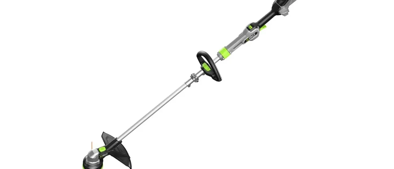 EGO Power+ String Trimmer, Battery Powered, 15" Trimmer for Weeds and Grass with POWERLOAD, Telescopic Aluminum Shaft, Battery and Charger Not Included - ST1510T