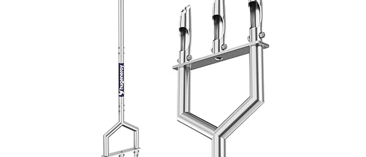 This image shows a powerful, durable core aerator designed for breaking up tough clay soil effectively.