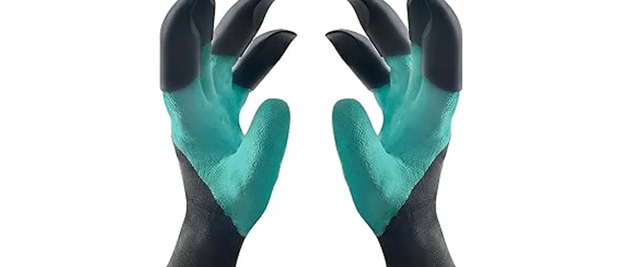 The image shows a variety of durable gardening gloves, perfect for a selection of best gardening gloves under $20.