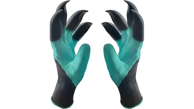 The image shows a variety of durable gardening gloves, perfect for a selection of best gardening gloves under $20.