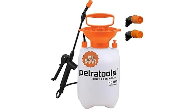 The image shows a Best Selling 17 Lawn and Garden Sprayer with its wand and hose extended.