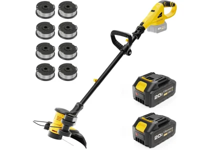20V 12” 2-in-1 Cordless String Trimmer & Electric Lawn Edger