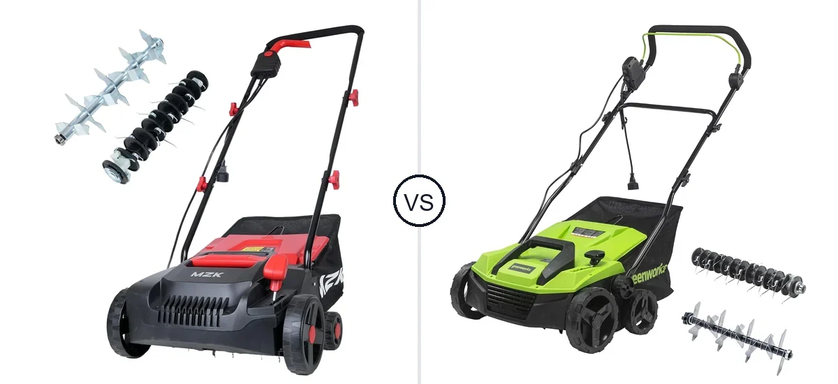 Comparison of MZK Specialized and Greenworks DHA103