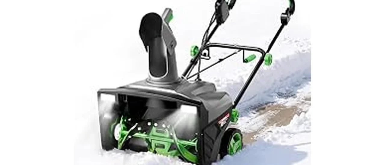 This image shows powerful snow blowers clearing heavy wet snow, perfect for the top 10 list.