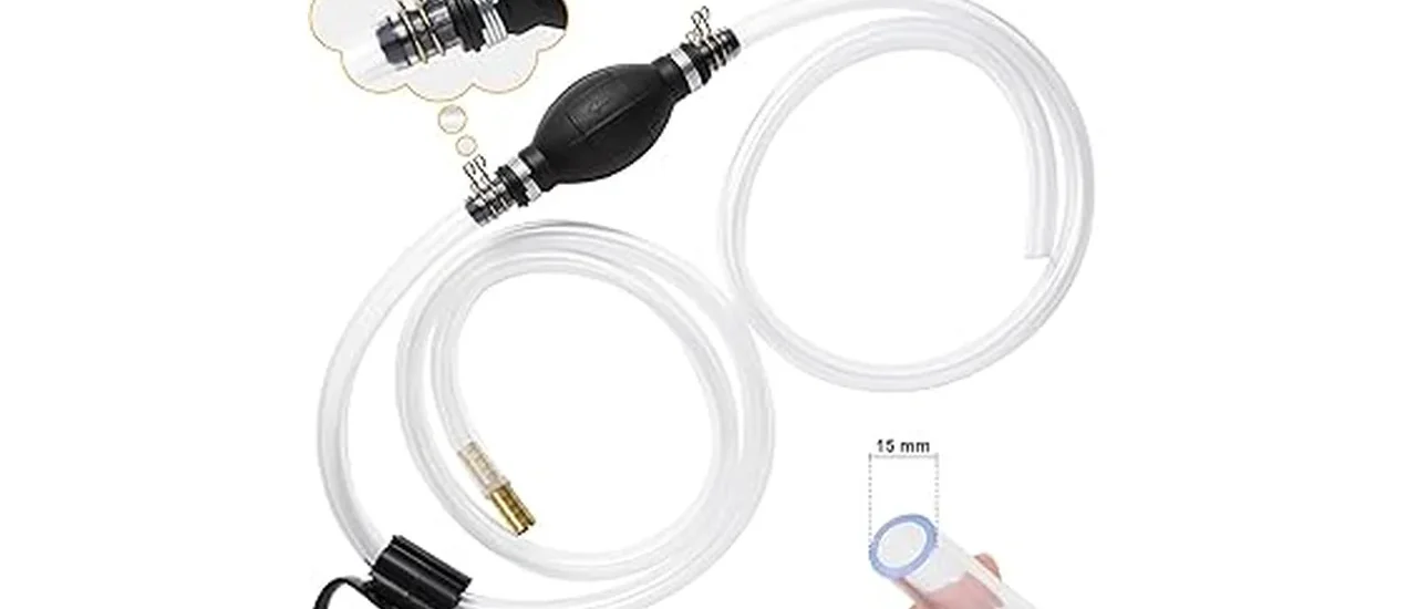 The image shows a selection of top-rated siphon pumps laid out for comparison and review.