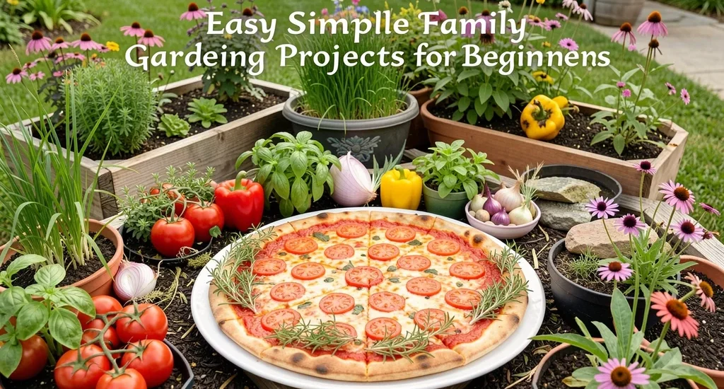Easy Simple Family Gardening Projects for Beginners