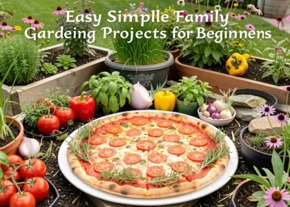 Easy Simple Family Gardening Projects for Beginners