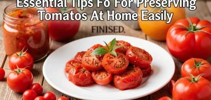Essential Tips For Preserving Tomatos At Home Easily