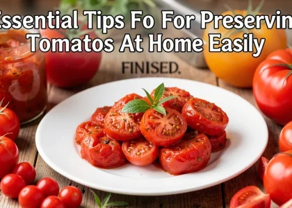 Essential Tips For Preserving Tomatos At Home Easily
