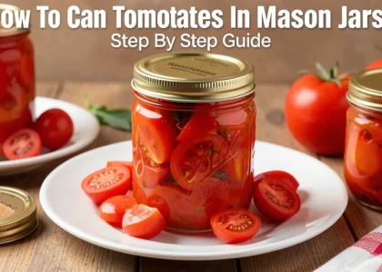 How To Can Tomatoes In Mason Jars Step By Step Guide
