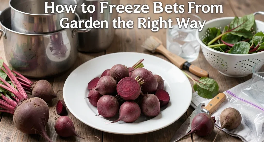 How to Freeze Beets From Garden the Right Way
