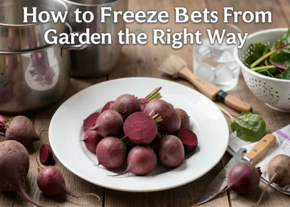 How to Freeze Beets From Garden the Right Way