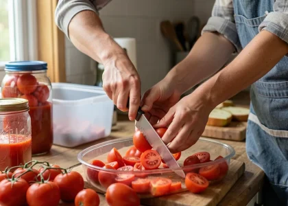 How to Freeze Tomatoes From Garden the Right Way