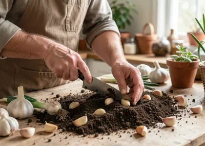 How To Grow Garlic At Home Step By Step Guide