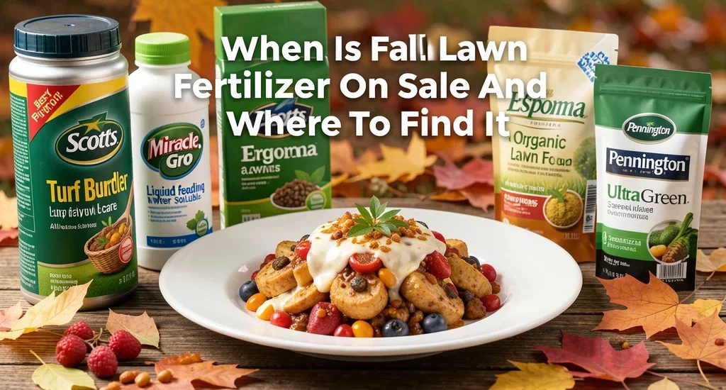 When Is Fall Lawn Fertilizer On Sale And Where To Find It